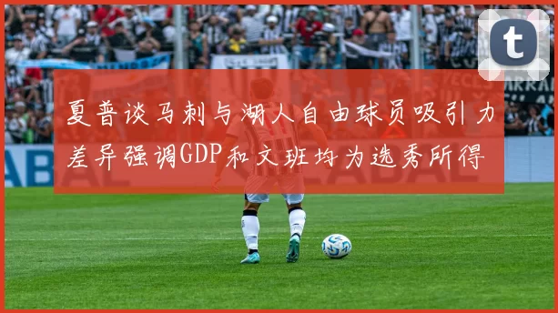 夏普谈马刺与湖人自由球员吸引力差异强调GDP和文班均为选秀所得